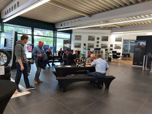 Werkstatttreff Team beim Essen