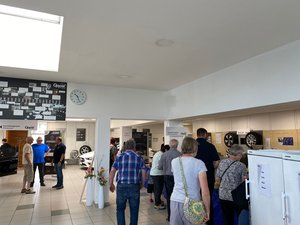 Eröffnungsfeier Citroën Ansbach Besucherraum