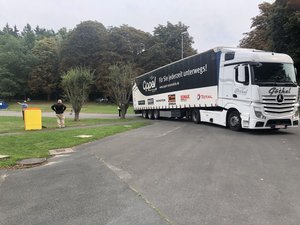 Firmenlauf 2022 in Plauen Aufbau